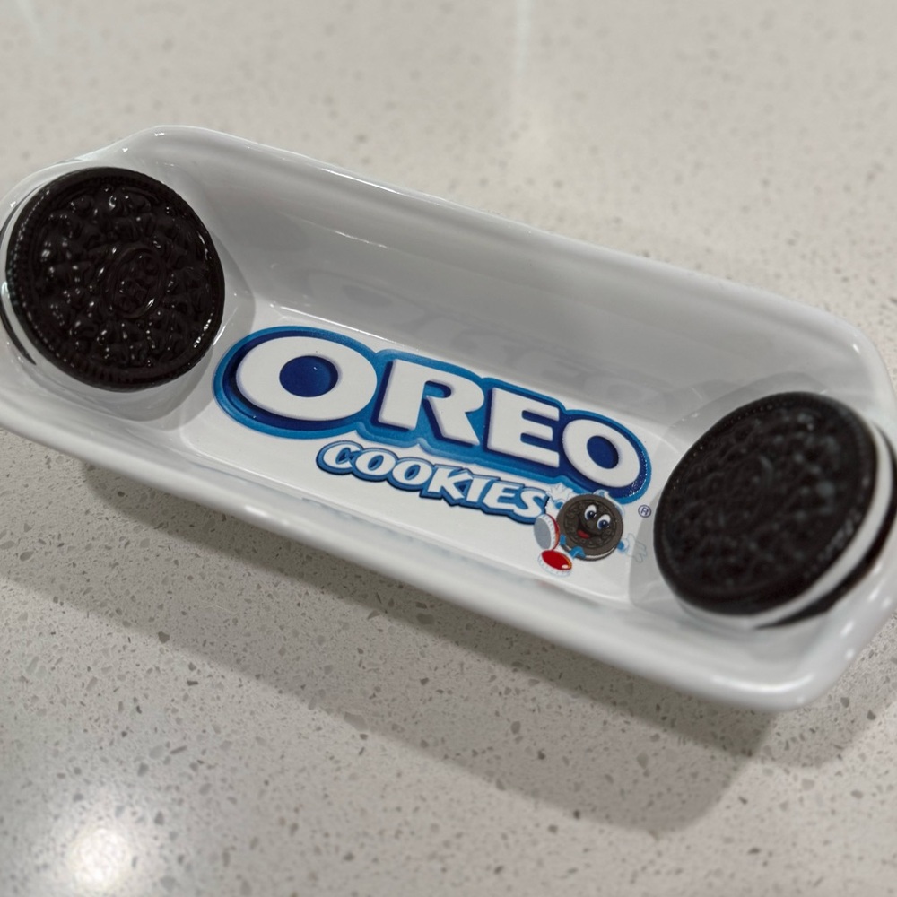Oreo Cookies White Ceramic Tray